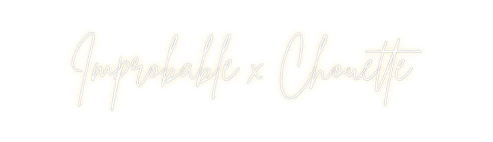 Custom Neon Sign Online Editor Improbable x ...