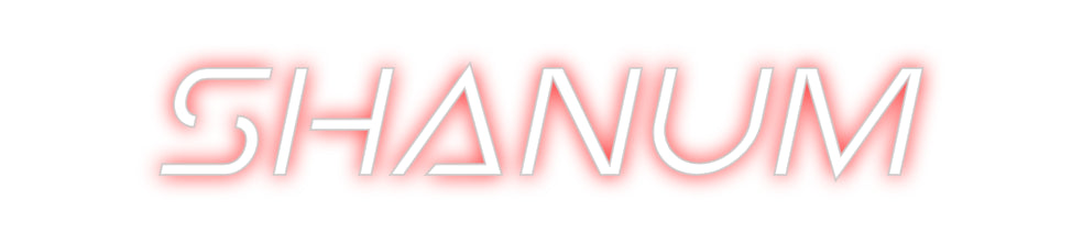 Custom Neon Sign Online Editor Shanum