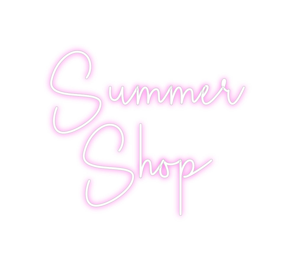 Custom Neon Sign Online Editor Summer
affär