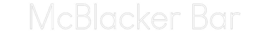 Custom Neon Sign Online Editor McBlacker Bar