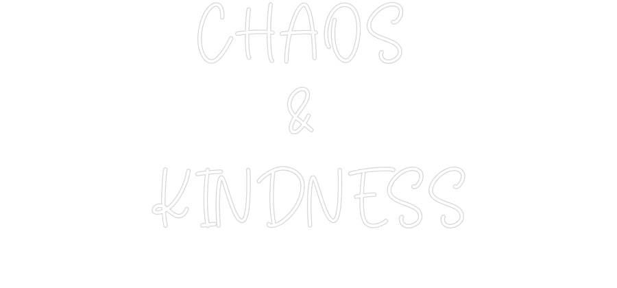 Editor online di insegne al neon personalizzate CHAOS
&
K...