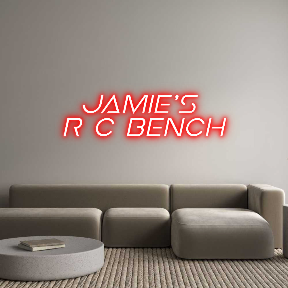 Custom Neon Sign Online Editor Jamie's
R C...