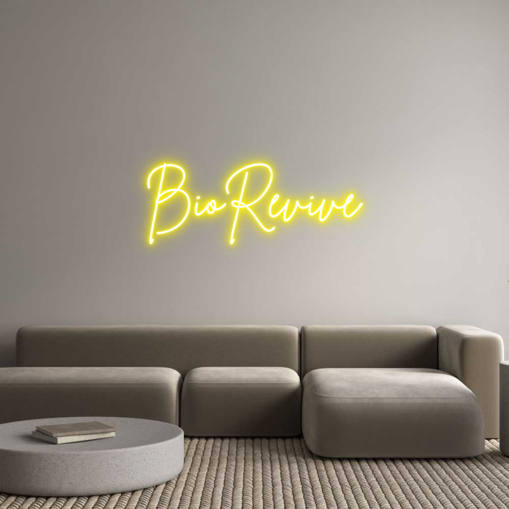 Custom Neon Sign Online Editor BioRevive