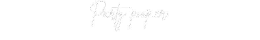 Custom Neon Sign Online Editor Party poop...er