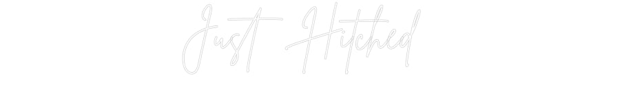 Custom Neon Sign Online Editor Just Hitched