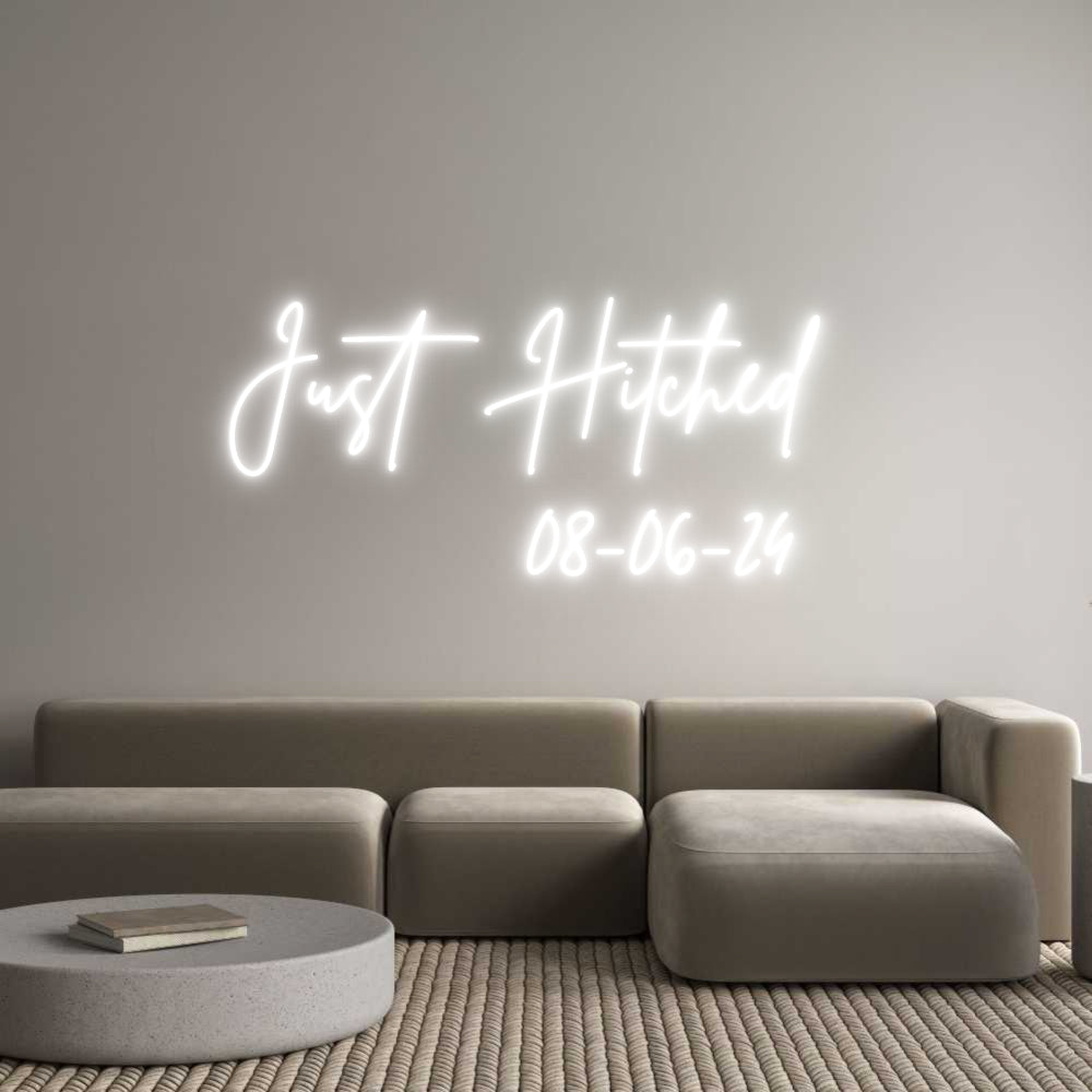 Custom Neon Sign Online Editor Just Hitched
...