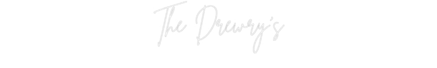 Custom Neon Sign Online Editor The Drewry's