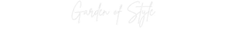 Custom Neon Sign Online Editor Garden of Style