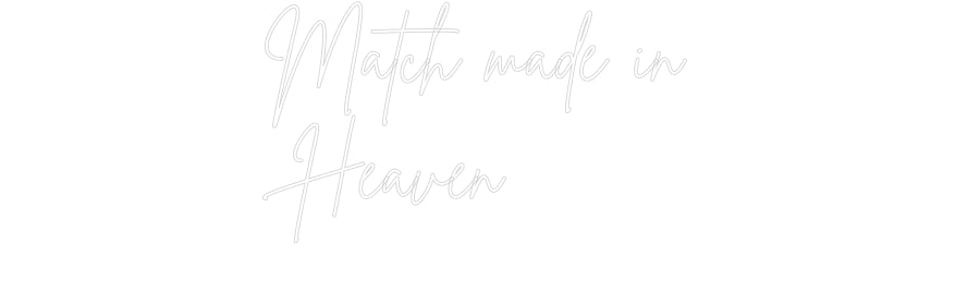 Custom Neon Sign Online Editor Match gjord i...