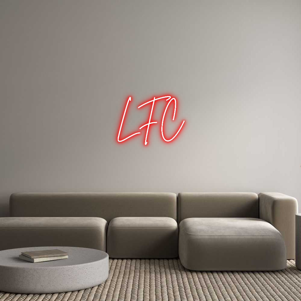 Custom Neon Sign Online Editor LFC