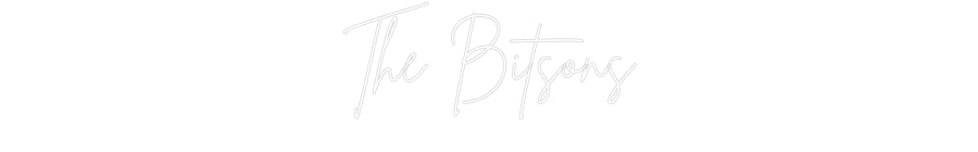 Custom Neon Sign Online Editor The Bitsons