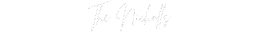 Custom Neon Sign Online Editor The Nicholls