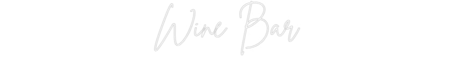 Editor online di insegne al neon personalizzate Wine Bar