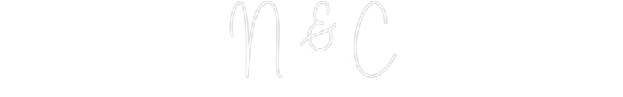 Custom Neon Sign Online Editor N & C