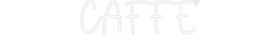 Custom Neon Sign Online Editor CAFFE'