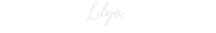 Custom Neon Sign Online Editor Lilya
