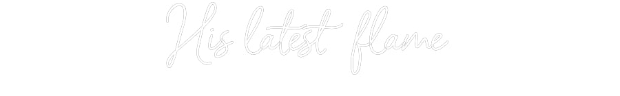 Custom Neon Sign Online Editor Hans siste fl...