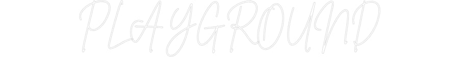 Editor online di insegne al neon personalizzate PLAYGROUND