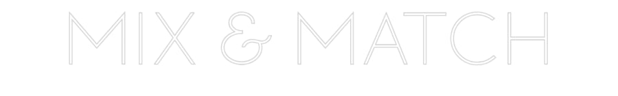 Editor en línea de letreros de neón personalizados MEZCLAR Y COMBINAR