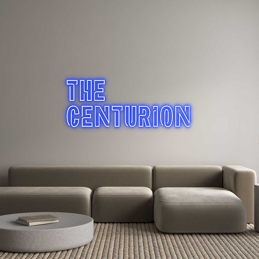 Custom Back Lit Neon Sign Online Editor THE
CENTURION