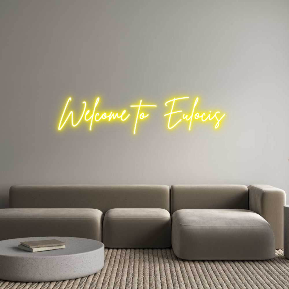 Custom Neon Sign Online Editor Welcome to Eu...