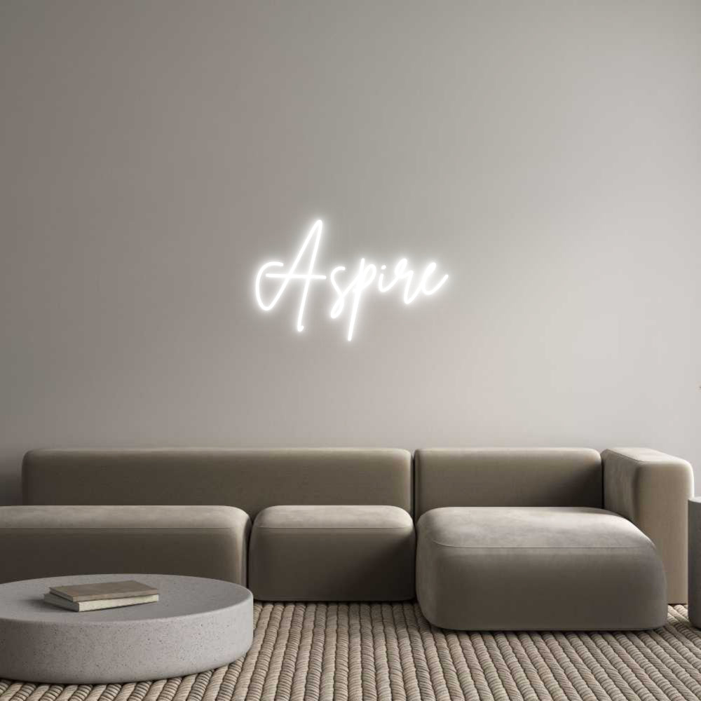 Custom Neon Sign Online Editor Aspire