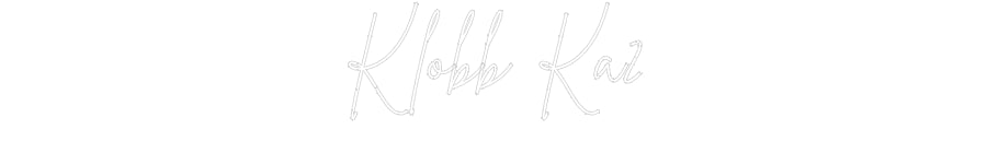 Custom Neon Sign Online Editor Kløbb Ka2