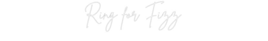 Custom Neon Sign Online Editor Ring för Fizz