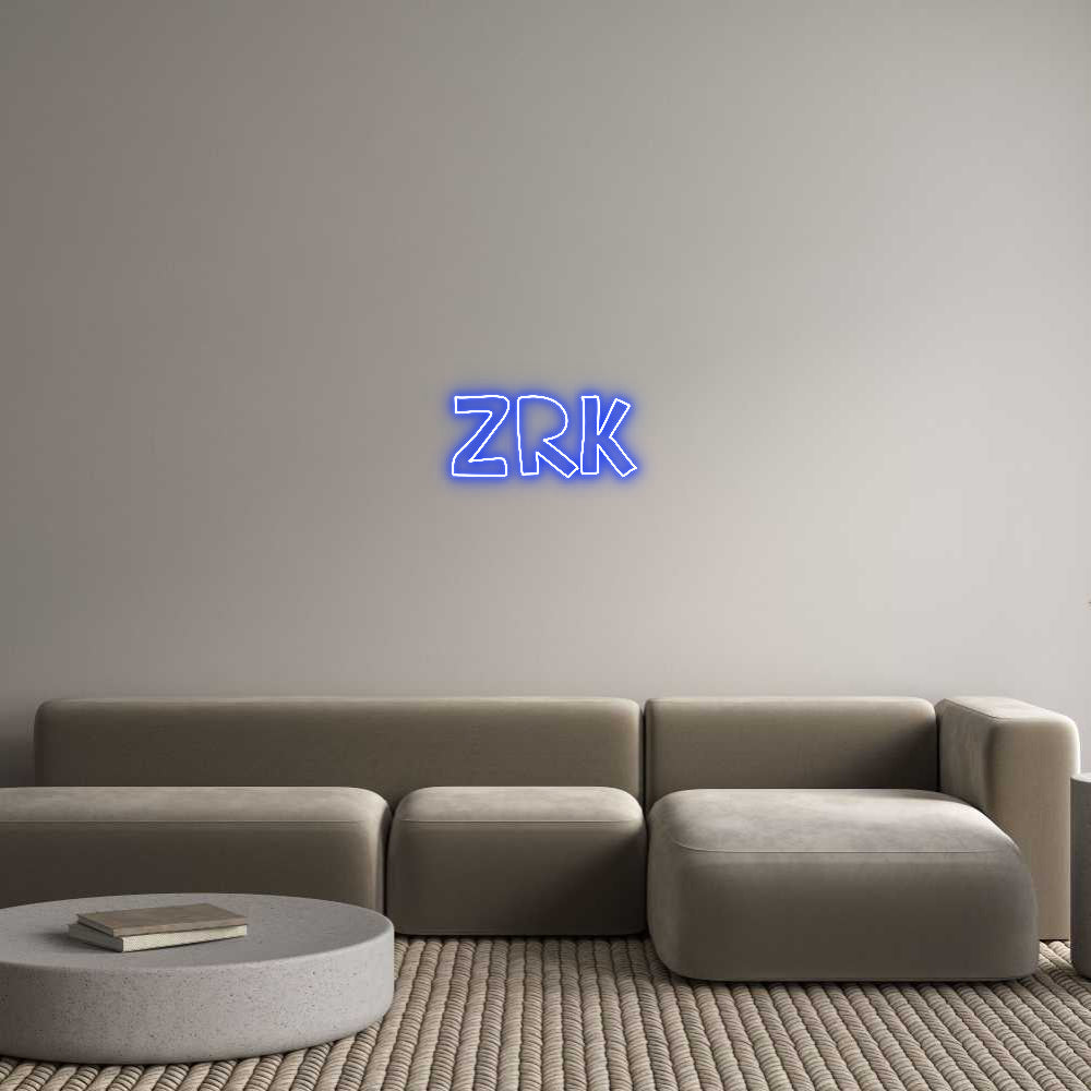Custom Back Lit Neon Sign Online Editor ZRK