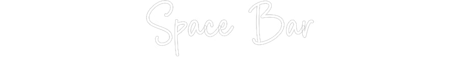 Custom Neon Sign Online Editor Space Bar