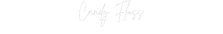 Custom Neon Sign Online Editor Candy Floss