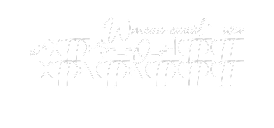 Custom Neon Sign Online Editor Wm.eau euuut ...