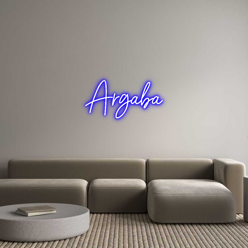 Custom Neon Sign Online Editor Argaba