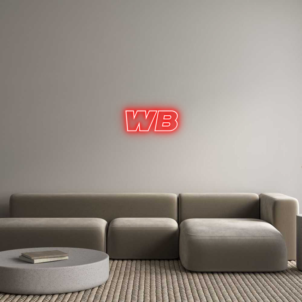 Custom Neon Sign Online Editor WB