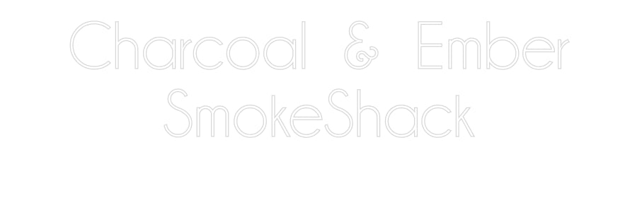 Editor online di insegne al neon personalizzate Charcoal & Em...