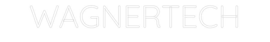 Custom Neon Sign Online Editor WAGNERTECH