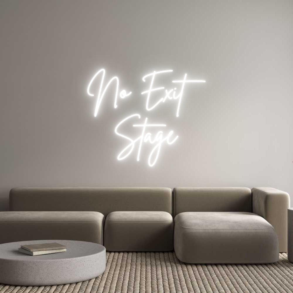 Custom Neon Sign Online Editor No Exit
Stage