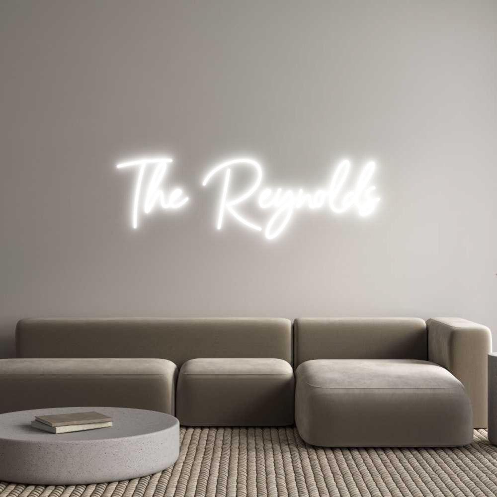 Custom Neon Sign Online Editor The Reynolds