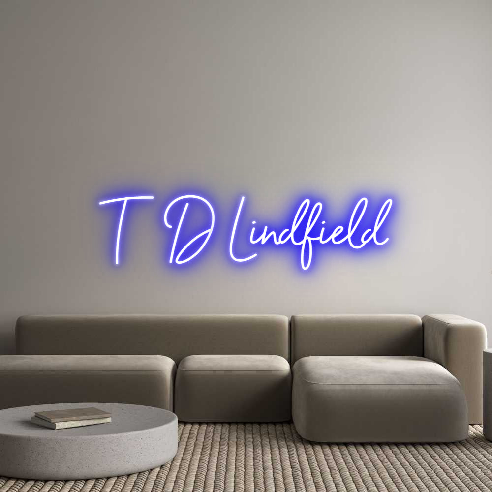 Custom Neon Sign Online Editor
T D Lindf...