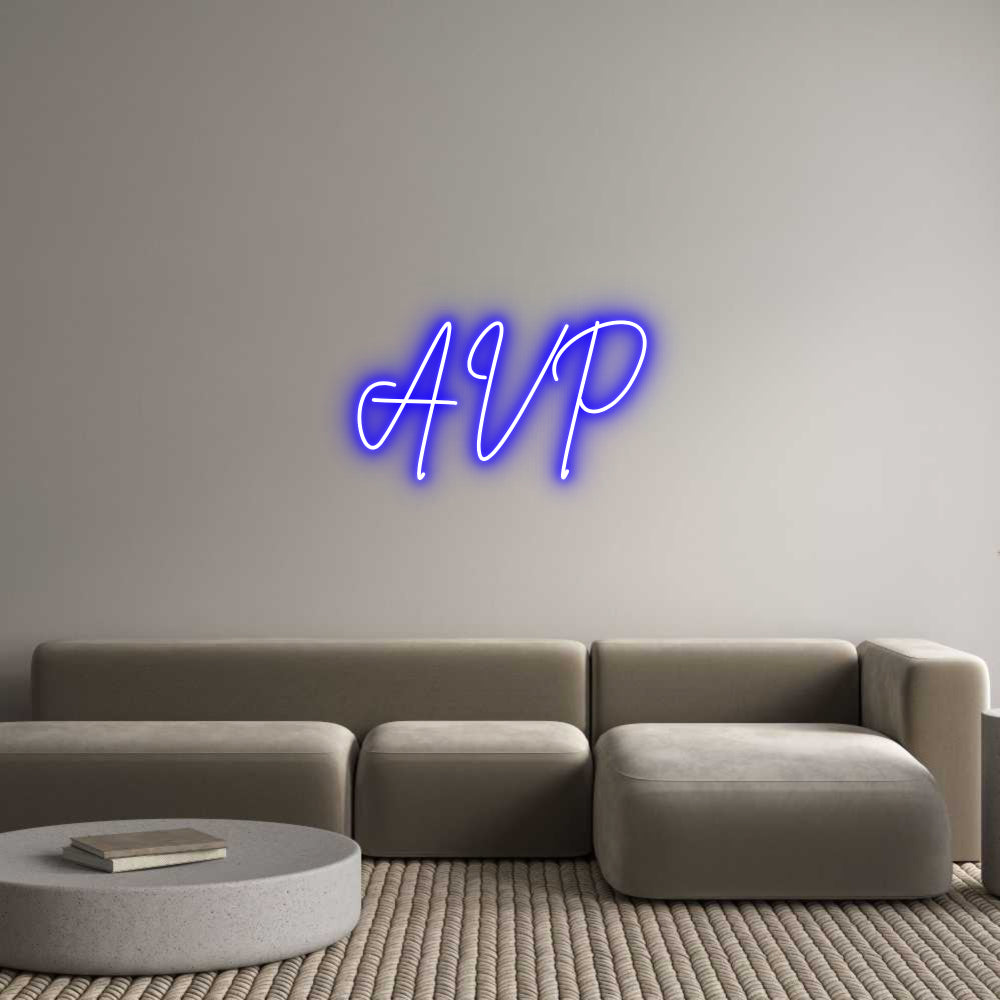 Custom Neon Sign Online Editor AVP