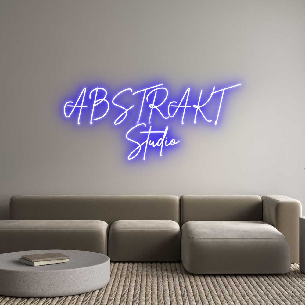 Custom Neon Sign Online Editor ABSTRAKT
Stu...
