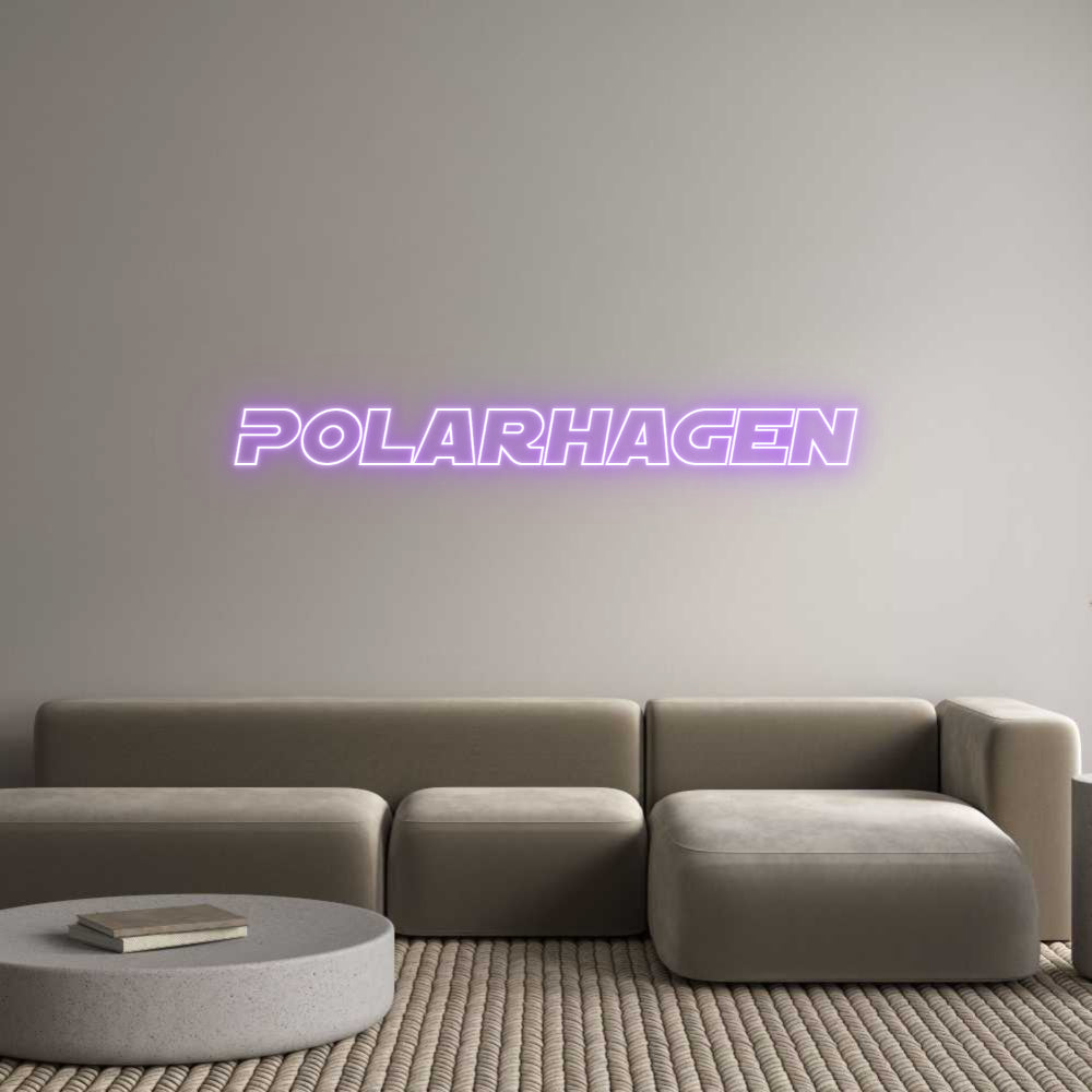 Custom Neon Sign Online Editor Polarhagen