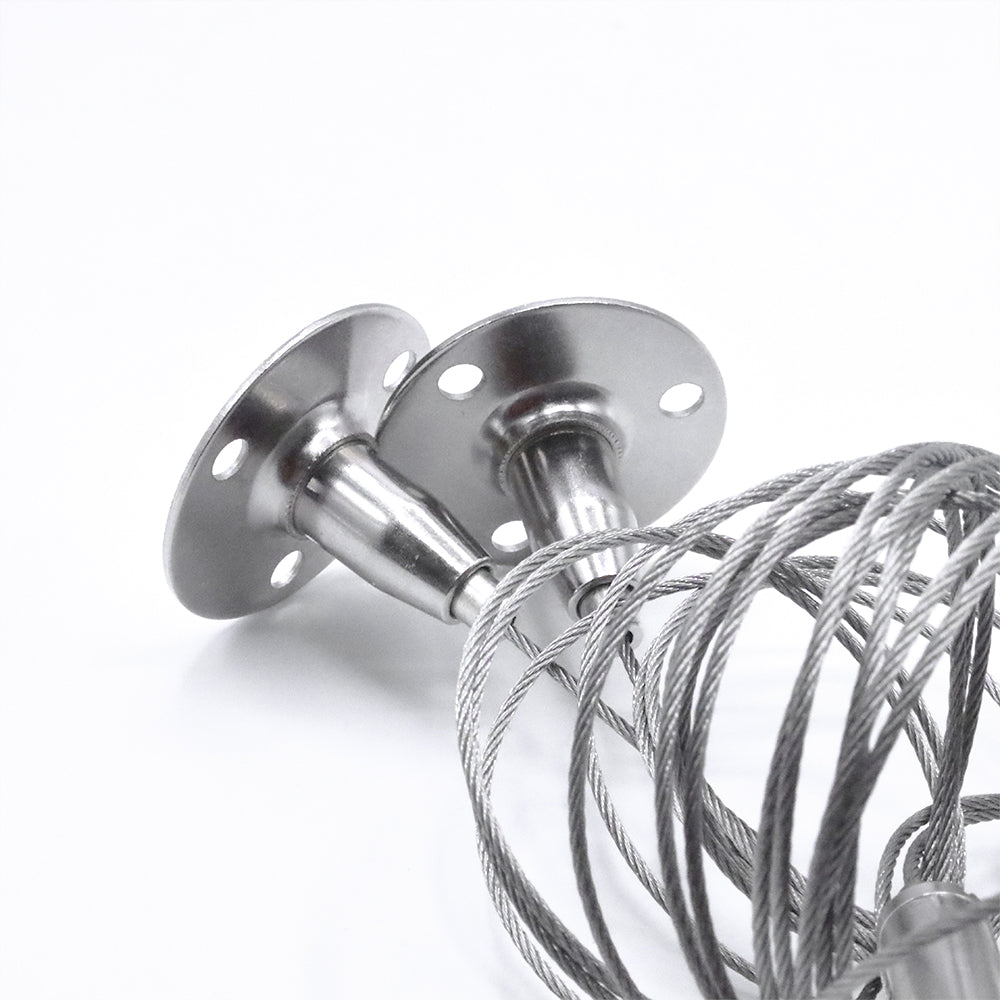 Stainless Steel Hanging Wire 2x 2m Adjustable Height