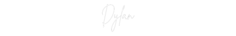 Custom Neon Sign Online Editor Dylan