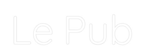 Custom Neon Sign Online Editor Le Pub