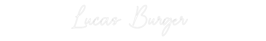 Custom Neon Sign Online Editor Lucas Burger