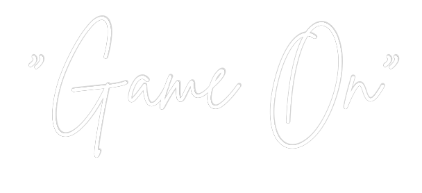 Custom Neon Sign Online Editor “Game On”