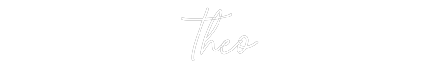 Custom Neon Sign Online Editor Theo