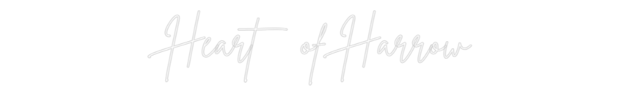 Custom Neon Sign Online Editor Heart of Harrow