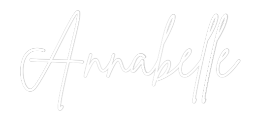 Custom Neon Sign Online Editor Annabelle